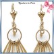 Collier filigrane en plaqué or 