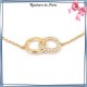 Collier filigrane en plaqué or 