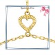 Collier filigrane en plaqué or 