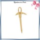 Collier filigrane en plaqué or 