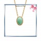 Collier filigrane en plaqué or 