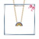 Collier filigrane en plaqué or 