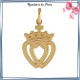 Collier filigrane en plaqué or 