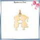 Collier filigrane en plaqué or 