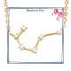 Collier filigrane en plaqué or 