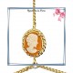 Collier filigrane en plaqué or 