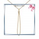 Collier filigrane en plaqué or 
