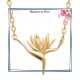 Collier filigrane en plaqué or 