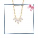 Collier filigrane en plaqué or 