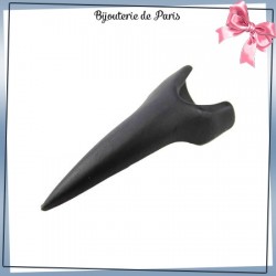 Bague d'ongle griffe noire 