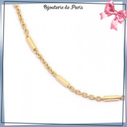 Bracelet barette en plaqué or - La Bijouterie de Paris
