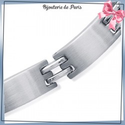 Bracelet force 2 liens en acier