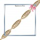 Bracelet filigrane en plaqué or - La Bijouterie de Paris