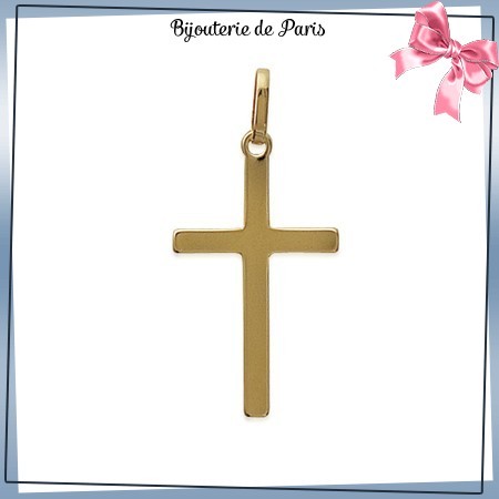 Croix plaqué or - La Bijouterie de Paris