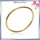 Bracelet jonc plaqué or fil rond - 4 MM - 62 MM - La Bijouterie de Paris