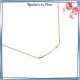 Collier flèche plaqué or et zirconiums - La Bijouterie de Paris