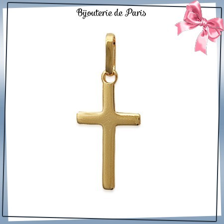 Croix plaqué or - La Bijouterie de Paris
